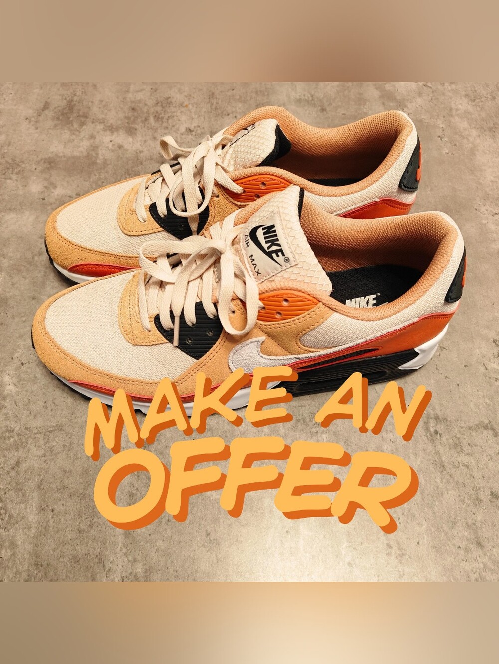🆕 Nike Air Max 90 | Cooper Moon Colorway | Mens 12